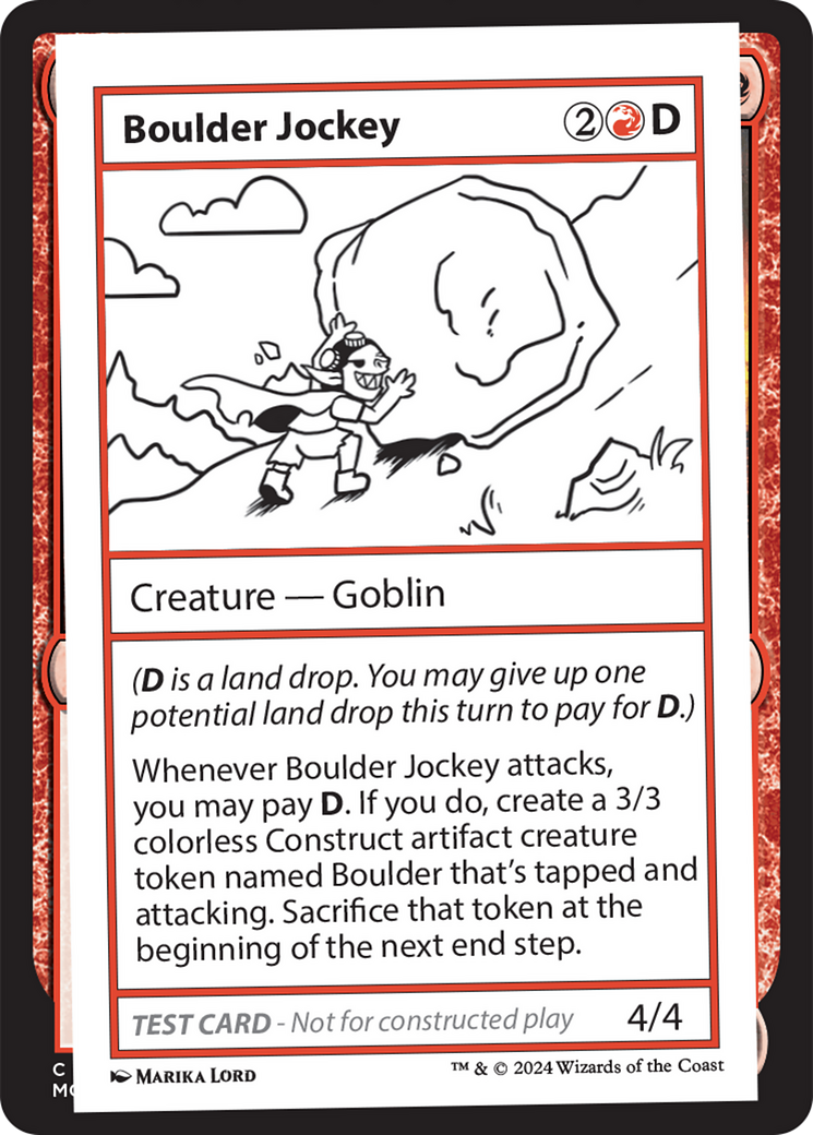 Boulder Jockey [Mystery Booster 2 Playtest Cards] | Lots Moore NSW