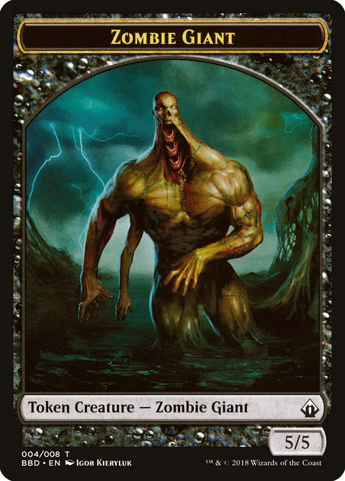 Zombie Giant Token [Battlebond Tokens] | Lots Moore NSW