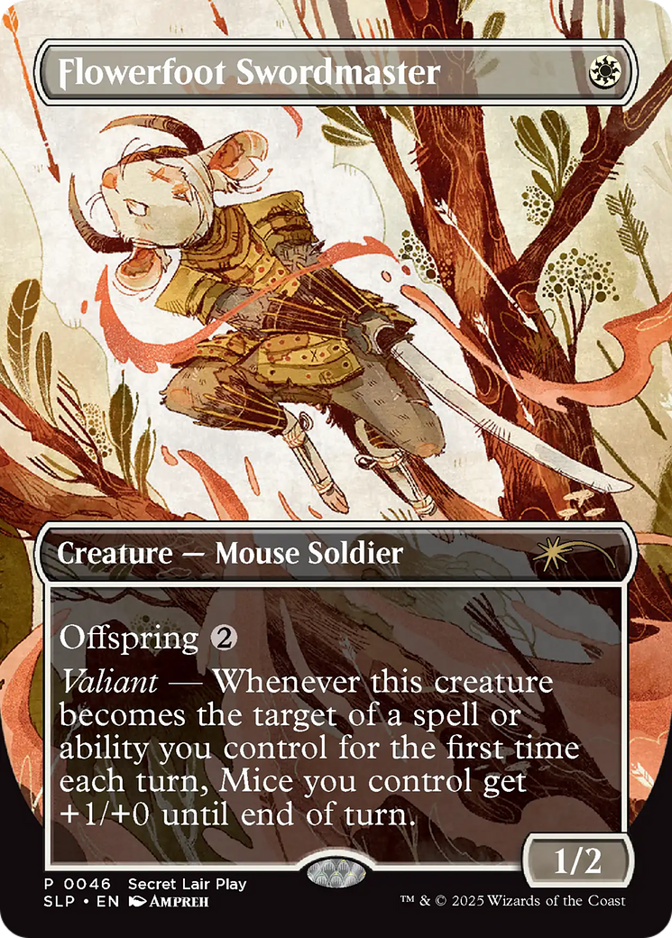 Flowerfoot Swordmaster [Secret Lair Showdown] | Lots Moore NSW