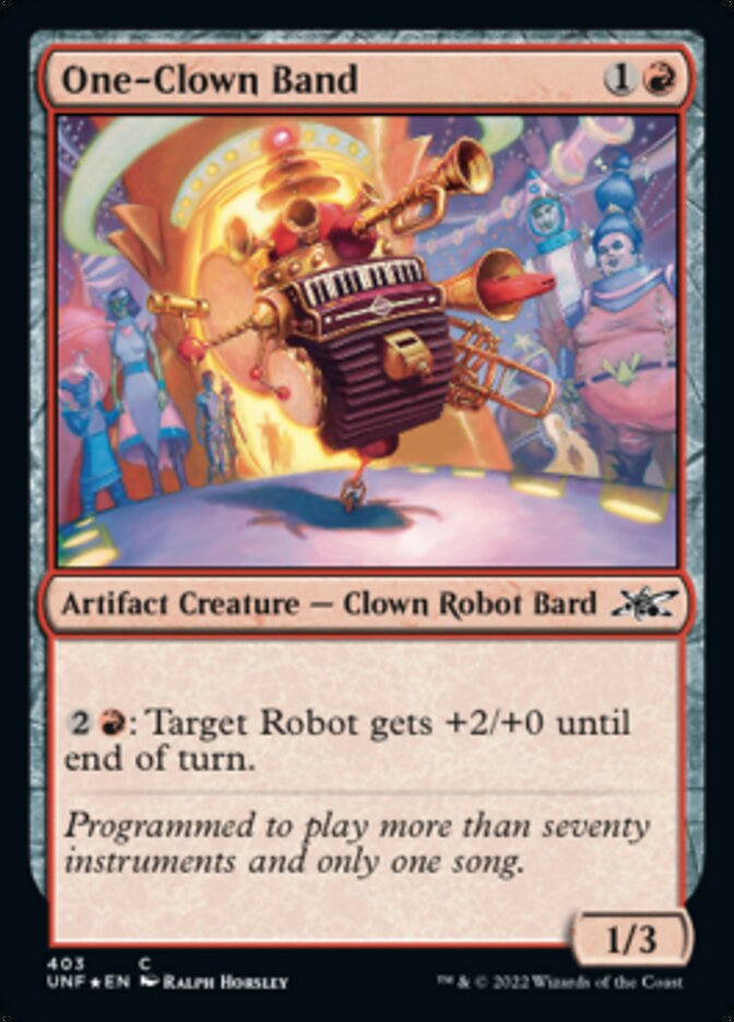 One-Clown Band (Galaxy Foil) [Unfinity] | Lots Moore NSW