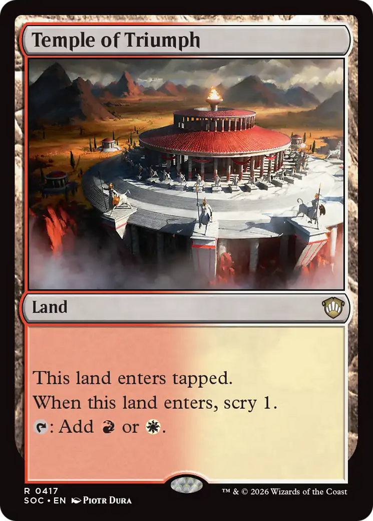 Temple of Triumph [Secrets of Strixhaven Commander] | Lots Moore NSW
