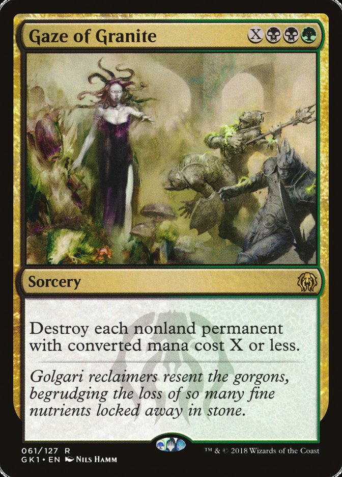 Gaze of Granite [Guilds of Ravnica Guild Kit] | Lots Moore NSW