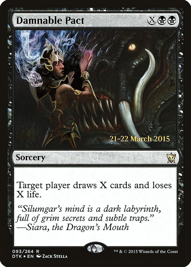 Damnable Pact [Dragons of Tarkir Prerelease Promos] | Lots Moore NSW