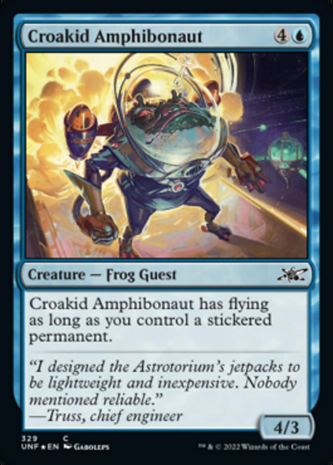 Croakid Amphibonaut (Galaxy Foil) [Unfinity] | Lots Moore NSW