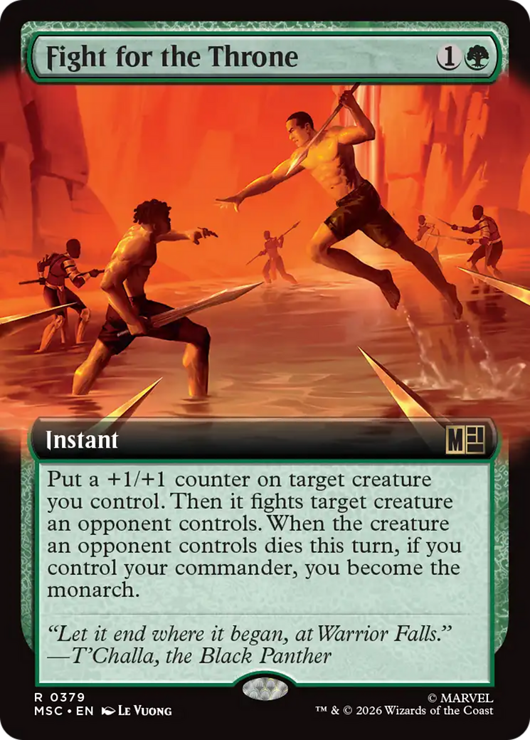 Fight for the Throne (Extended Art) [Marvel Super Heroes Commander] | Lots Moore NSW