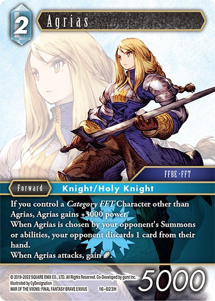 Agrias [Emissaries of Light] | Lots Moore NSW