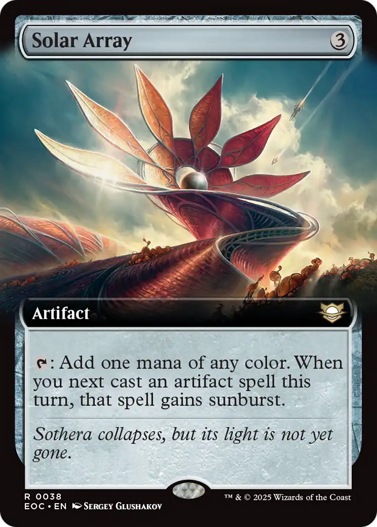 Solar Array (Extended Art) [Edge of Eternities Commander] | Lots Moore NSW