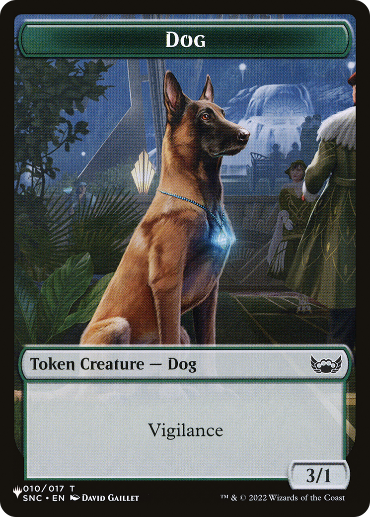 Shapeshifter // Dog Double-Sided Token [The List] | Lots Moore NSW