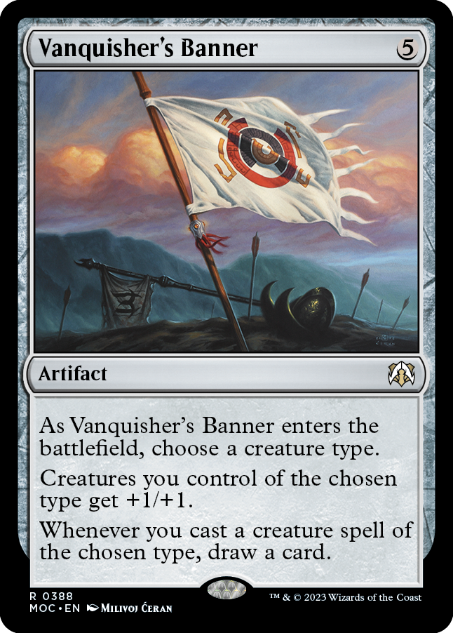 Vanquisher's Banner [March of the Machine Commander] | Lots Moore NSW