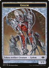 Spirit // Golem Double-Sided Token [Modern Horizons Tokens] | Lots Moore NSW