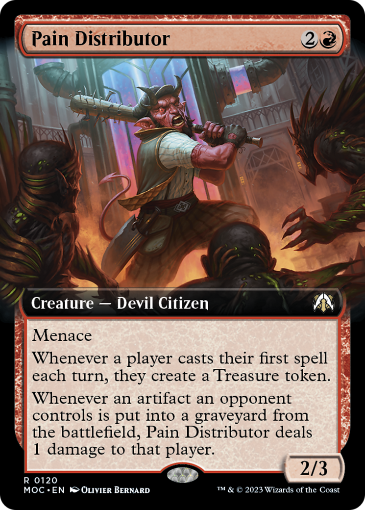 Pain Distributor (Extended Art) [March of the Machine Commander] | Lots Moore NSW