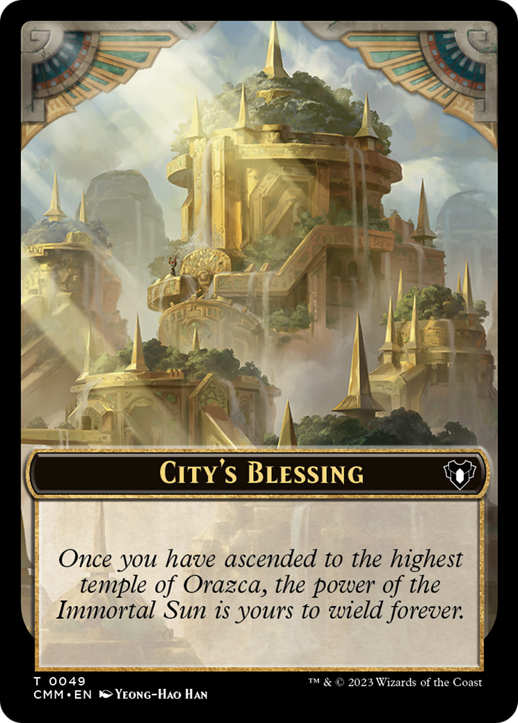 City's Blessing Token [Commander Masters Tokens] | Lots Moore NSW