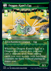 The Dragon-Kami Reborn // Dragon-Kami's Egg (Showcase Soft Glow) [Kamigawa: Neon Dynasty] | Lots Moore NSW