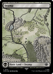 Swamp (0717) (Surge Foil) [The Lord of the Rings: Tales of Middle-Earth] | Lots Moore NSW