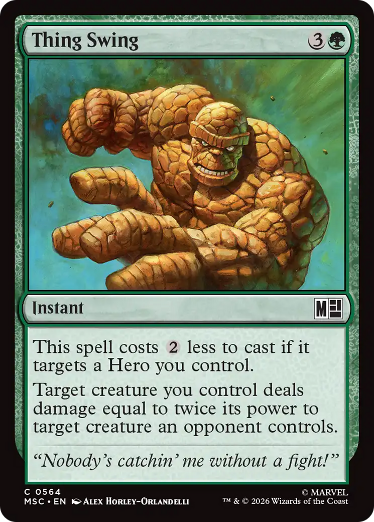 Thing Swing [Marvel Super Heroes Commander] | Lots Moore NSW