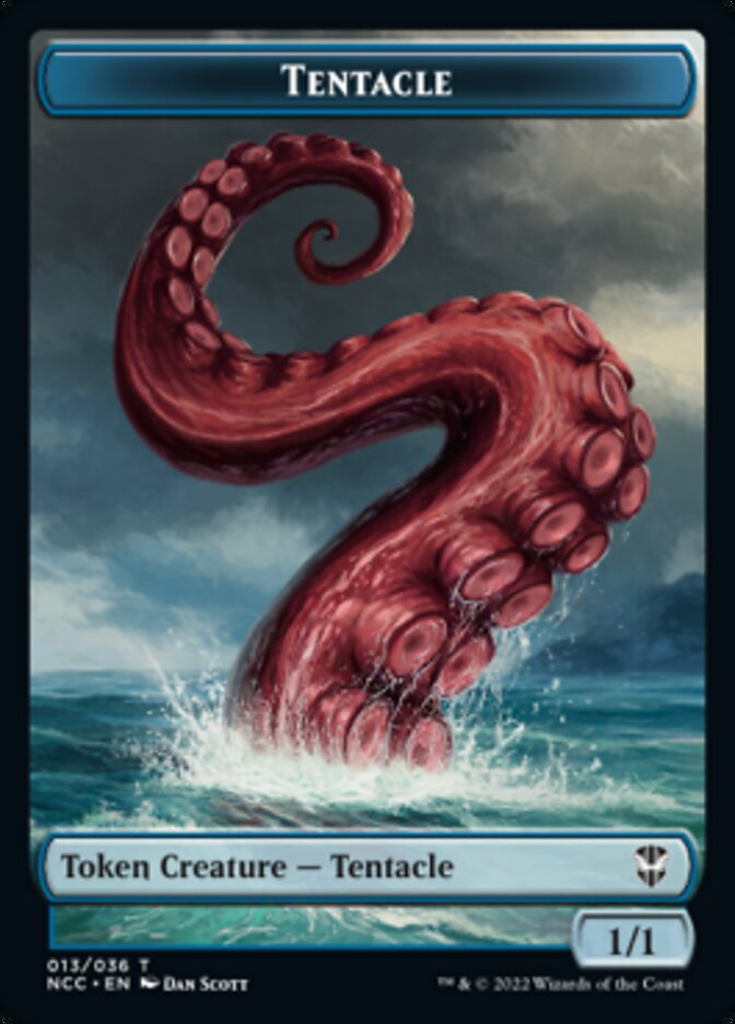 Tentacle // Clue Double-Sided Token [Streets of New Capenna Commander Tokens] | Lots Moore NSW