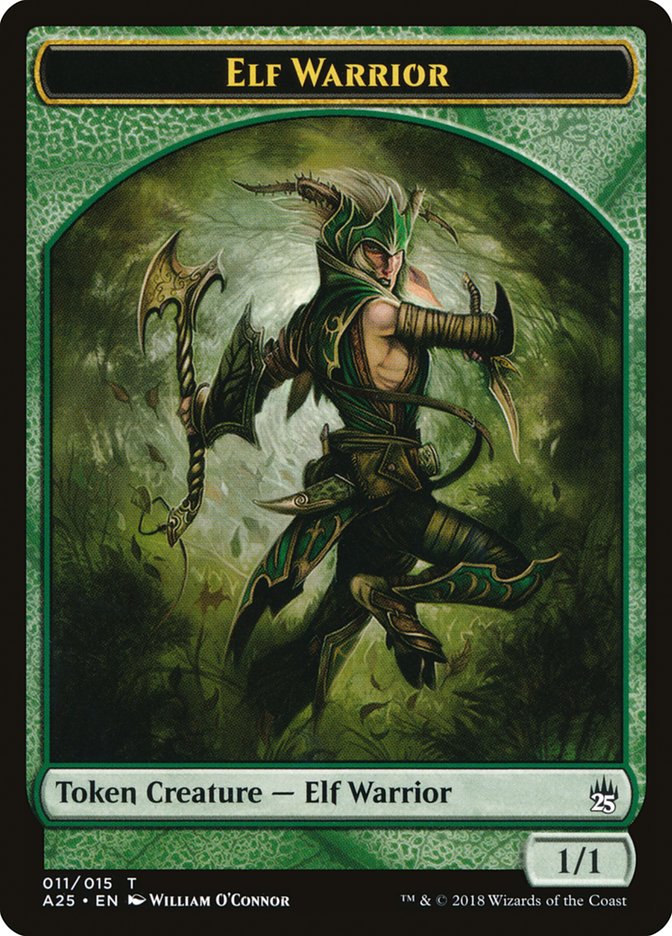 Elf Warrior Token [Masters 25 Tokens] | Lots Moore NSW