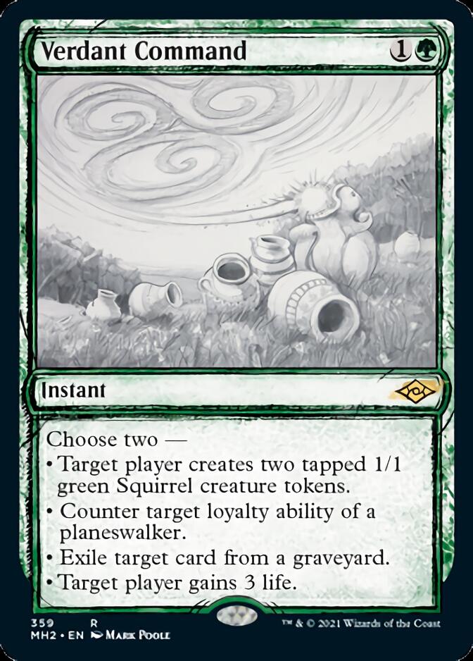Verdant Command (Sketch) [Modern Horizons 2] | Lots Moore NSW