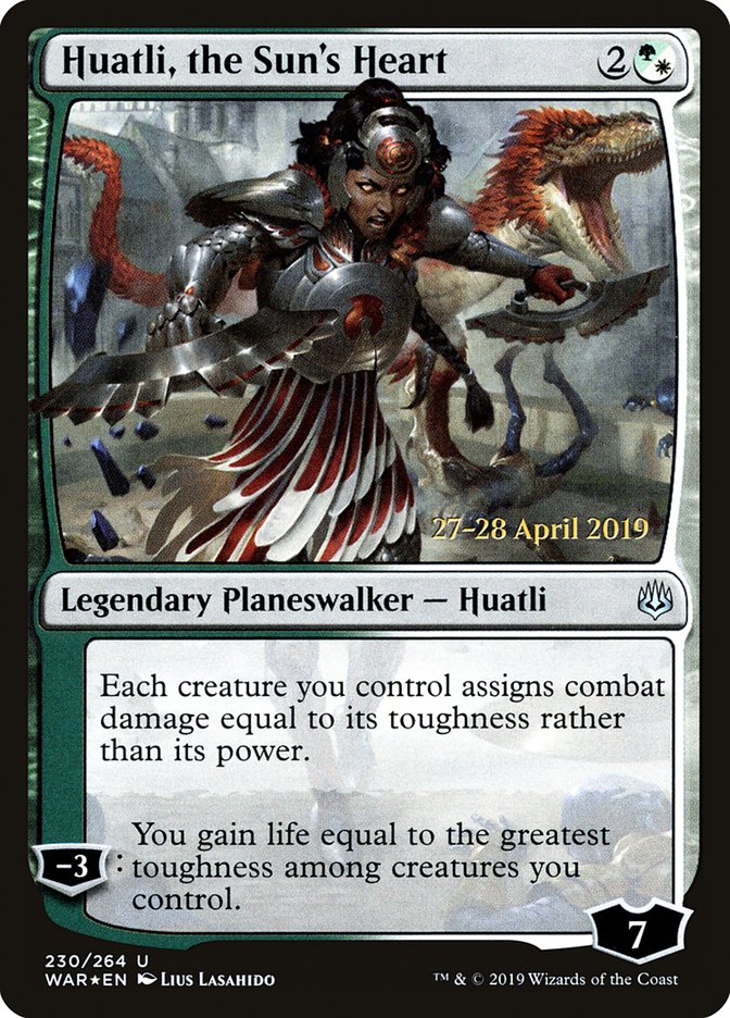Huatli, the Sun's Heart [War of the Spark Prerelease Promos] | Lots Moore NSW