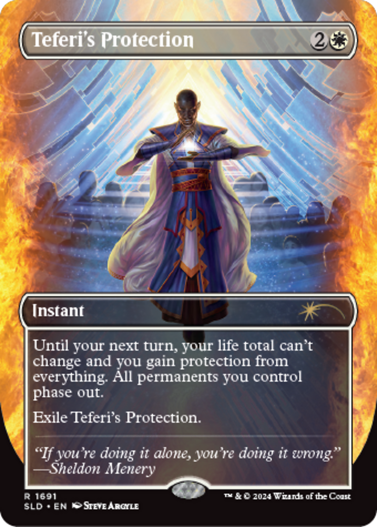 Teferi's Protection (1691) [Secret Lair: Sheldon's Spellbook] | Lots Moore NSW