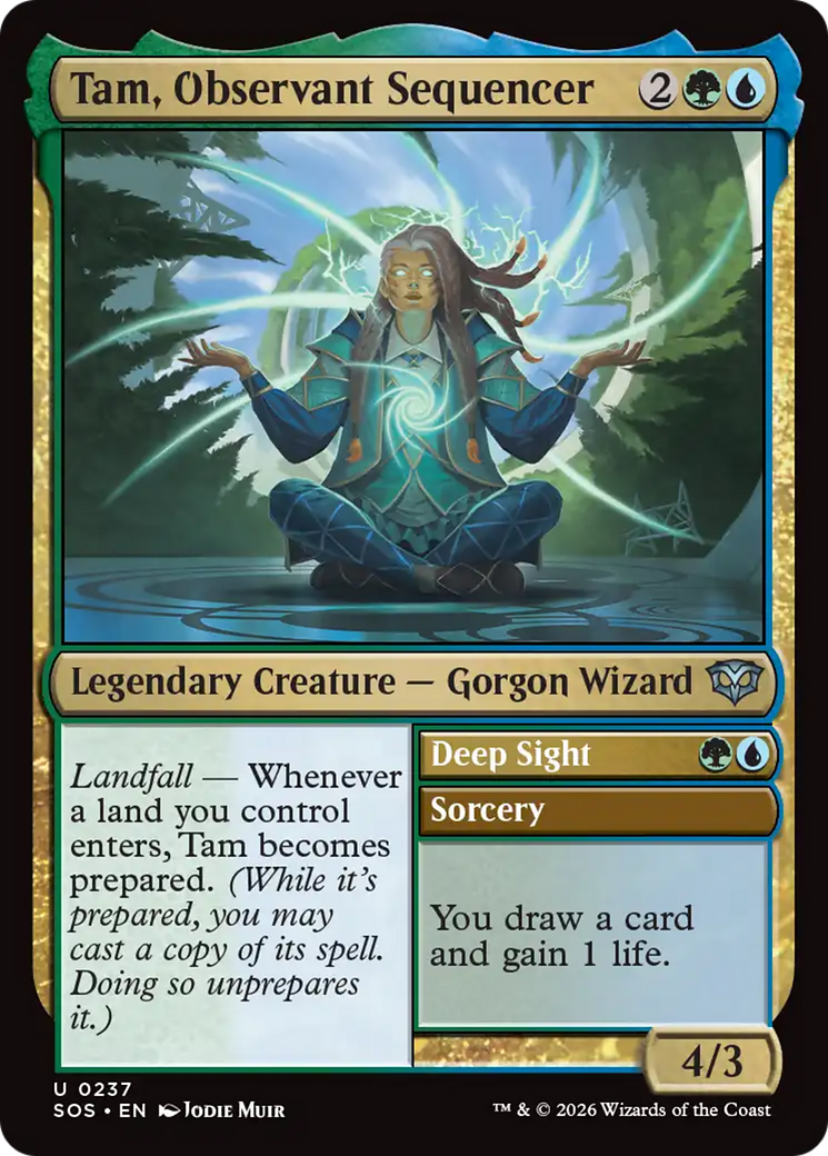 Tam, Observant Sequencer [Secrets of Strixhaven] Magic: The Gathering | Lots Moore NSW