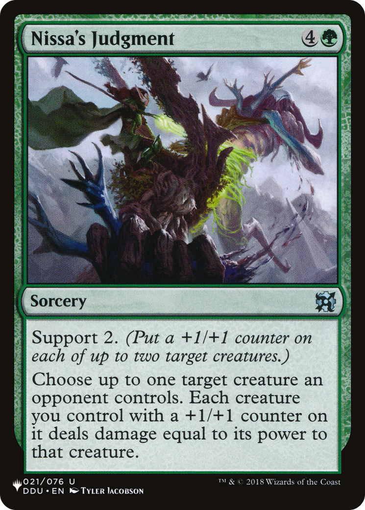Nissa's Judgment [The List] | Lots Moore NSW
