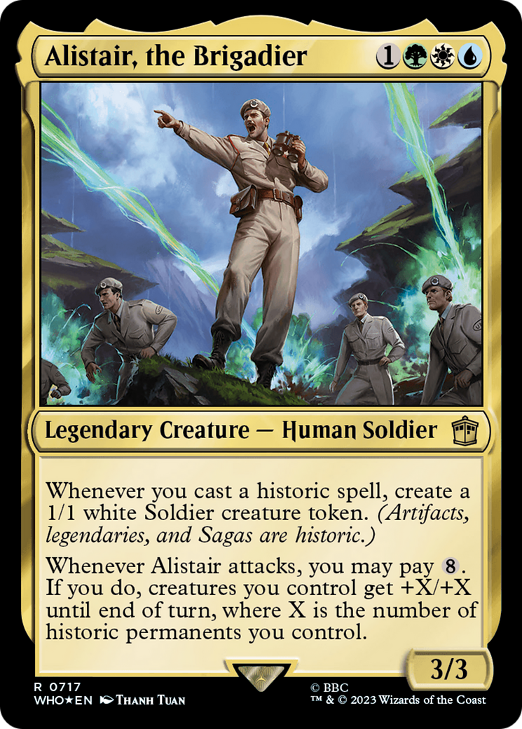 Alistair, the Brigadier (Surge Foil) [Doctor Who] | Lots Moore NSW