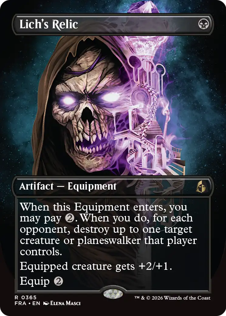 Lich's Relic (Borderless) [Reality Fracture] | Lots Moore NSW
