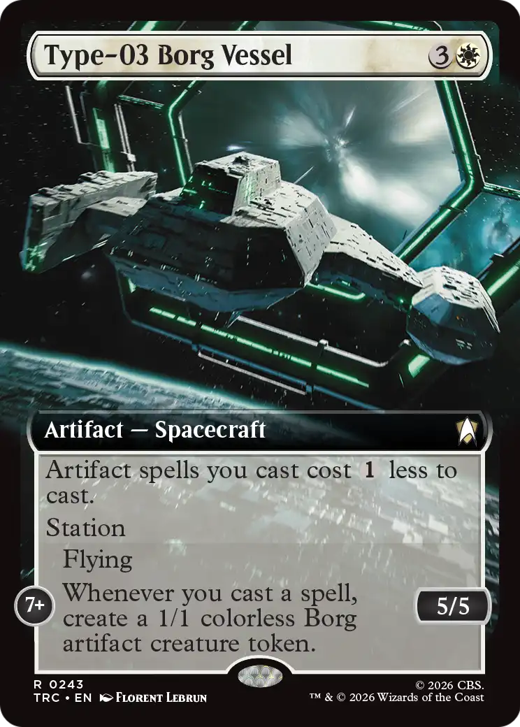 Type-03 Borg Vessel (Extended Art) [Star Trek Commander] | Lots Moore NSW