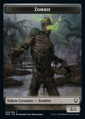 Bird (002) // Zombie Double-Sided Token [Dominaria United Tokens] | Lots Moore NSW