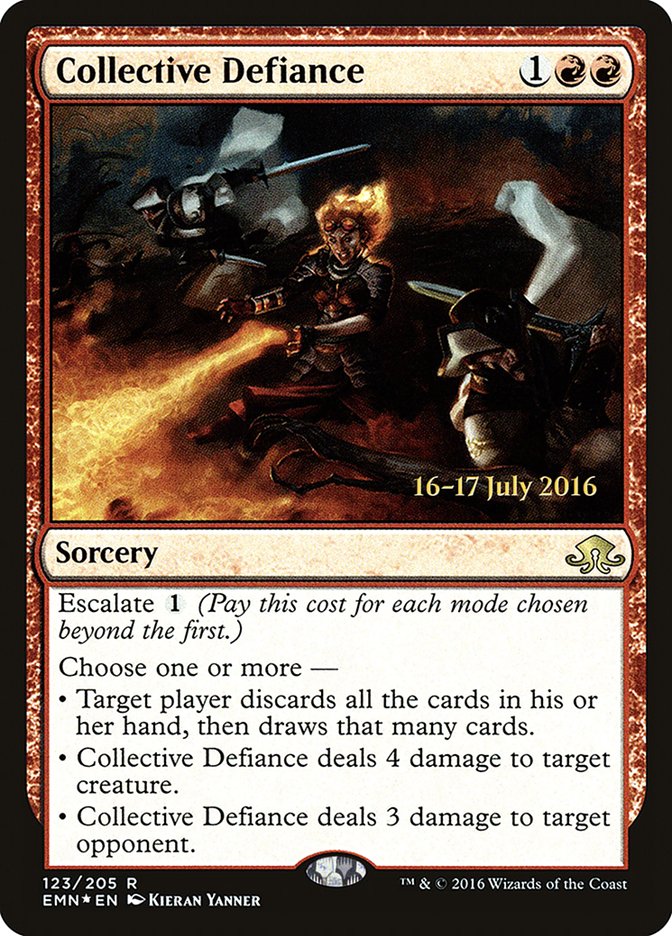 Collective Defiance [Eldritch Moon Prerelease Promos] | Lots Moore NSW