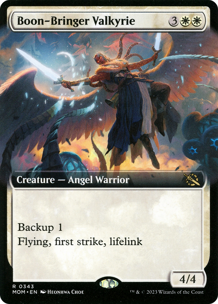 Boon-Bringer Valkyrie (Extended Art) [March of the Machine] | Lots Moore NSW