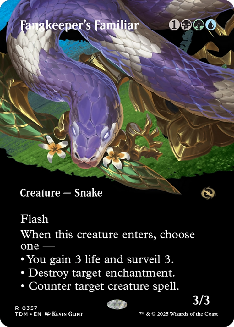 Fangkeeper's Familiar (Borderless) [Tarkir: Dragonstorm] | Lots Moore NSW