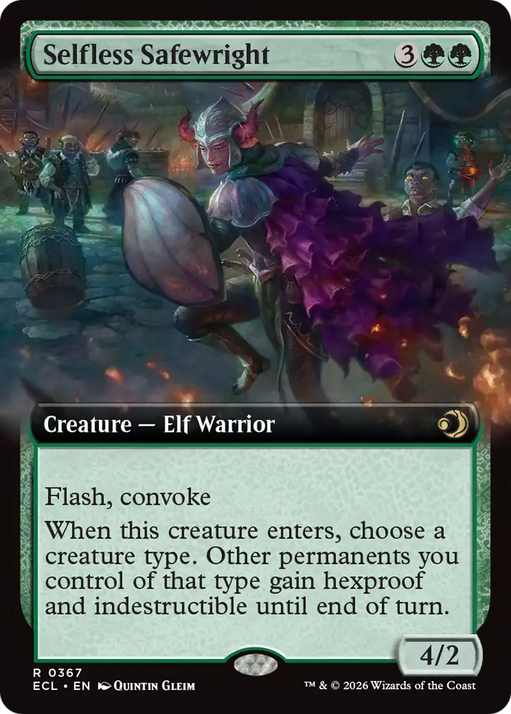 Selfless Safewright (Extended Art) [Lorwyn Eclipsed] | Lots Moore NSW