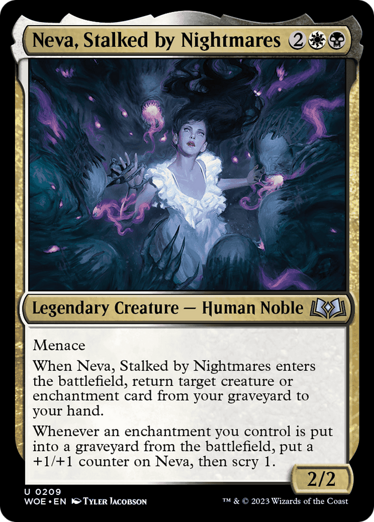 Neva, Stalked by Nightmares [Wilds of Eldraine] | Lots Moore NSW