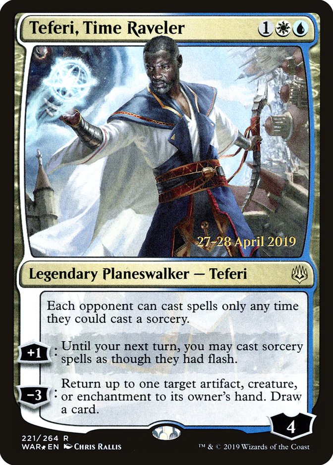 Teferi, Time Raveler [War of the Spark Prerelease Promos] | Lots Moore NSW
