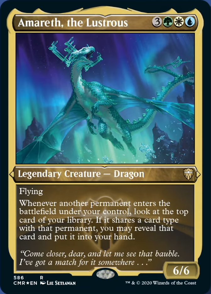 Amareth, the Lustrous (Etched) [Commander Legends] | Lots Moore NSW