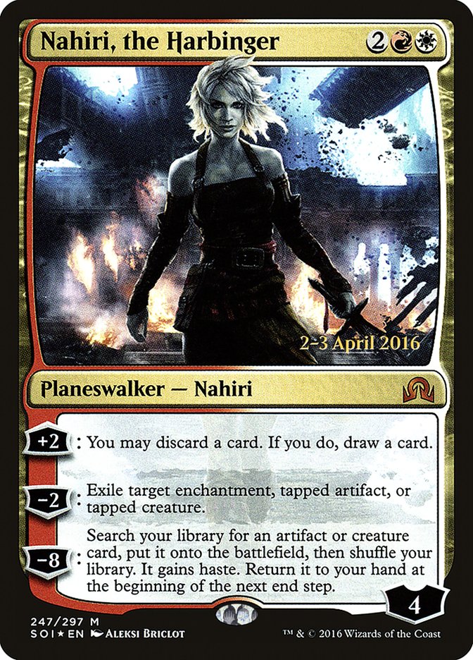 Nahiri, the Harbinger [Shadows over Innistrad Prerelease Promos] | Lots Moore NSW