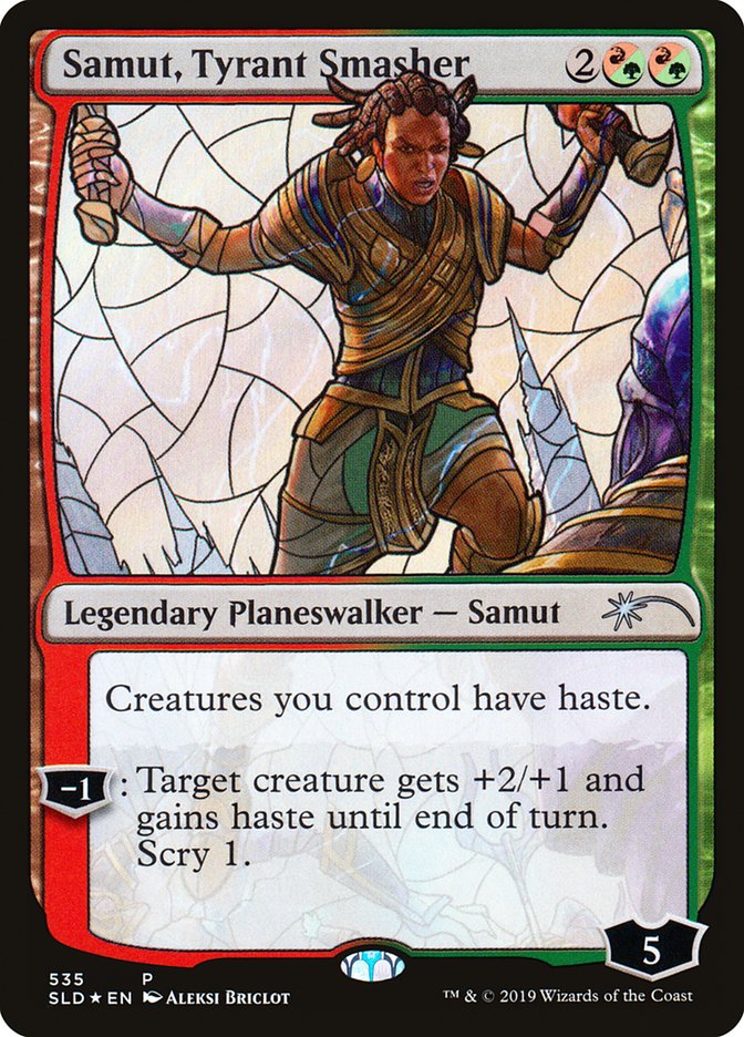 Samut, Tyrant Smasher (Stained Glass) [Secret Lair Drop Promos] | Lots Moore NSW