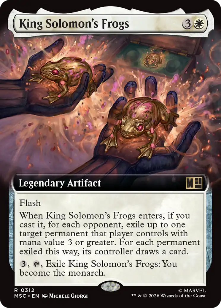 King Solomon's Frogs (Extended Art) [Marvel Super Heroes Commander] | Lots Moore NSW