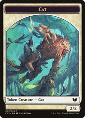 Spirit (023) // Cat Double-Sided Token [Commander 2015 Tokens] | Lots Moore NSW