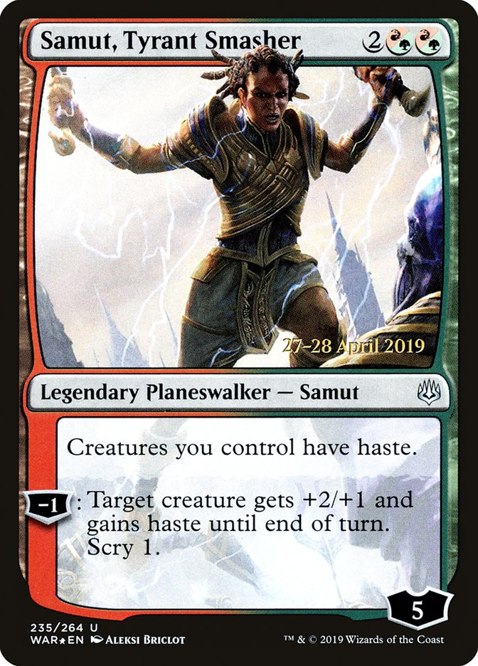 Samut, Tyrant Smasher [War of the Spark Prerelease Promos] | Lots Moore NSW