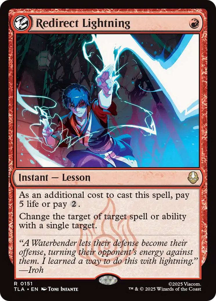 Redirect Lightning [Avatar: The Last Airbender] | Lots Moore NSW