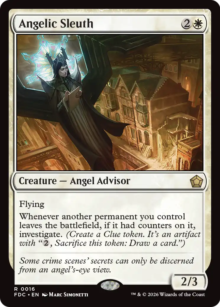 Angelic Sleuth [Foundations Commander] | Lots Moore NSW