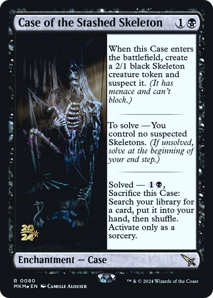 Case of the Stashed Skeleton [Murders at Karlov Manor Prerelease Promos] | Lots Moore NSW