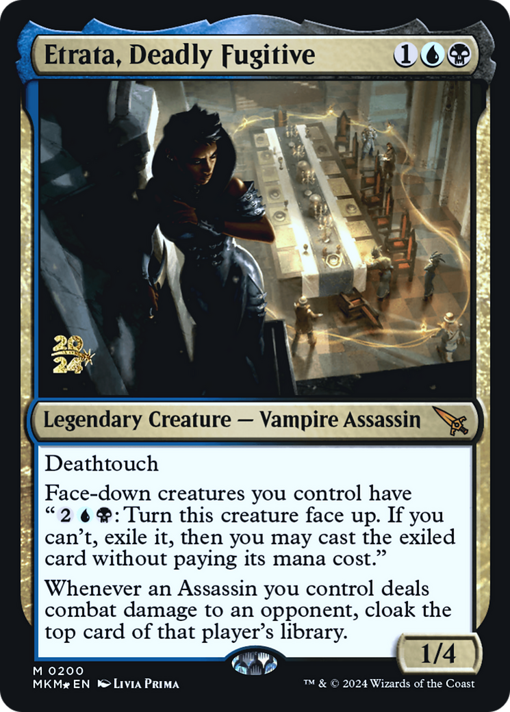 Etrata, Deadly Fugitive [Murders at Karlov Manor Prerelease Promos] | Lots Moore NSW