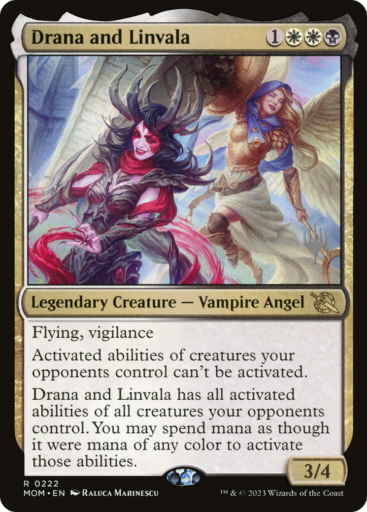 Drana and Linvala (Promo Pack) [March of the Machine Promos] | Lots Moore NSW