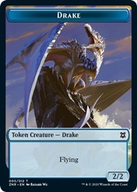 Drake // Insect Double-Sided Token [Zendikar Rising Tokens] | Lots Moore NSW