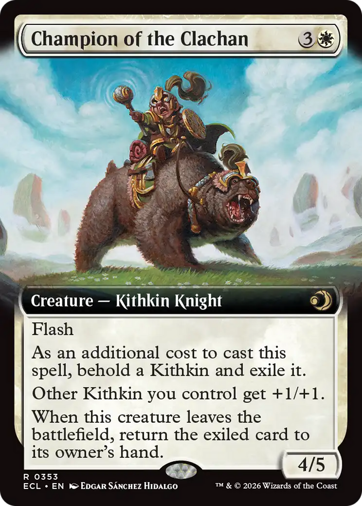 Champion of the Clachan (Extended Art) [Lorwyn Eclipsed] | Lots Moore NSW