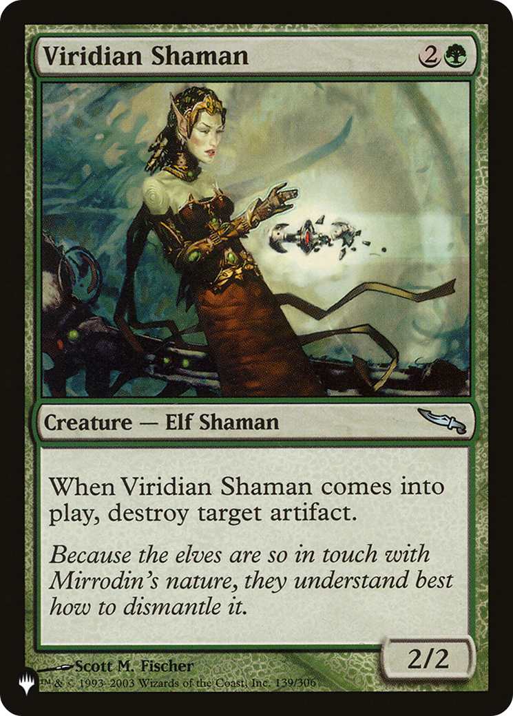 Viridian Shaman [The List] | Lots Moore NSW